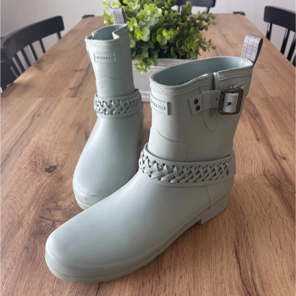 Sea Spray Hunter Biker Boots Sz 8 EUC